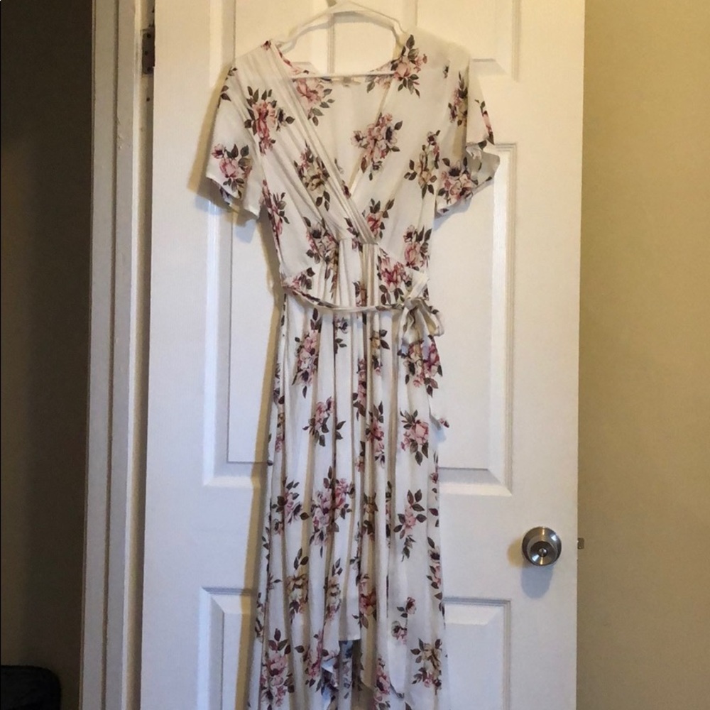 ILLA ILLA High Low pink floral dress
